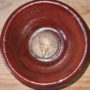 Offering Dish - Stag(Red)