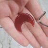 Crystal Crescent Moon Pendant - Image 2