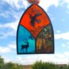 Gothic Arch Stained Glass Sun catcher - Image 4