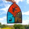 Gothic Arch Stained Glass Sun catcher - Image 3