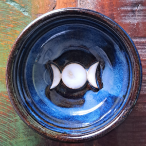 Triple Moon Goddess offering bowl